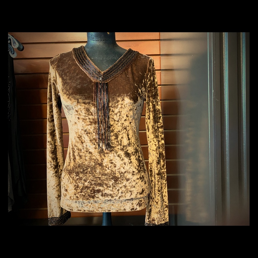 Sadeki suede blouse